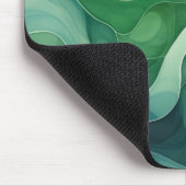 Abstrakte Schattierungen von Grün Mousepad (Ecke)
