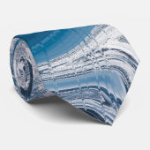 Abstrakte Schattierungen von Wirbel mit blauem und Krawatte (Gerollt)