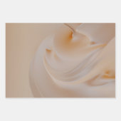 Abstrakte Schichten neutraler stilisierter Kunstwe Geschenkpapier Set (Vorderseite 3)