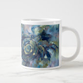 Abstrakte Schildkröte Jumbo-Tasse (Rechts)