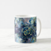 Abstrakte Schildkröte Kaffeetasse (VorderseiteRechts)