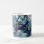 Abstrakte Schildkröte Kaffeetasse (Mittel)