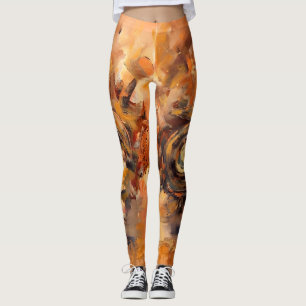 Abstrakte Schildkröte Leggings
