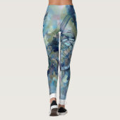 Abstrakte Schildkröte Leggings (Rückseite)