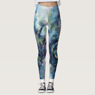 Abstrakte Schildkröte Leggings