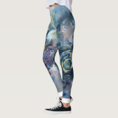 Abstrakte Schildkröte Leggings (Links)