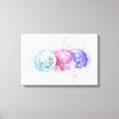 Abstrakte Schirmkunst Leinwanddruck (Vorderseite)