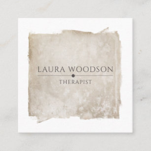 Abstrakte Schlaganfalltherapie-Visitenkarte Quadratische Visitenkarte