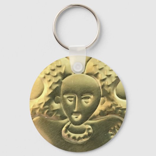 Abstrakte Schlüsselkette Schlüsselanhänger (Vorderseite)