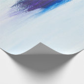 Abstrakte Schmerzen in Gelb, Orange, Rot, Grün und Geschenkpapier (Ecke)