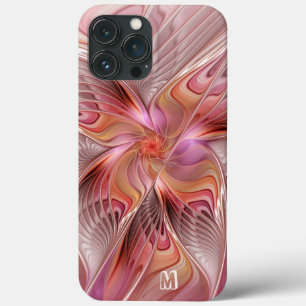 Abstrakte Schmetterling Bunte Fraktal Kunst Monogr Case-Mate iPhone Hülle