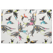 Abstrakte Schmetterlinge auf weißem Hintergrund Stoff (Fat Quarter (45,7 x 55,9 cm))