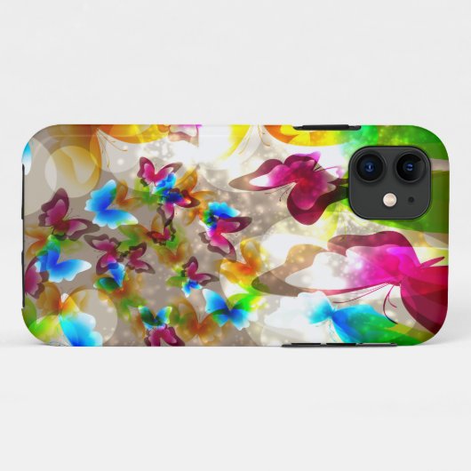 Abstrakte Schmetterlinge Case-Mate iPhone Hülle (Rückseite (Horizontal))