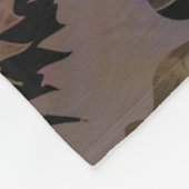Abstrakte Schmetterlinge Fleecedecke (Ecke)