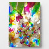 Abstrakte Schmetterlinge Fotoplatte (Vorderseite)