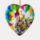 Abstrakte Schmetterlinge Keramik Ornament (Rechts)