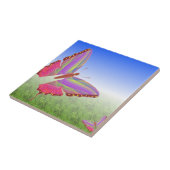 Abstrakte Schmetterlinge Keramik Tile Fliese (Seite)