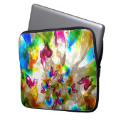 Abstrakte Schmetterlinge Laptopschutzhülle (Vorderseite Links)