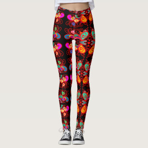 Abstrakte Schmetterlinge Leggings