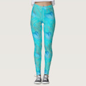 Abstrakte Schmetterlinge Leggings (Vorderseite)