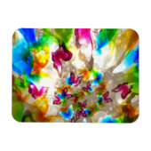 Abstrakte Schmetterlinge Magnet (Horizontal)