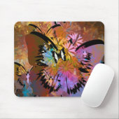 Abstrakte Schmetterlinge Mousepad (Mit Mouse)