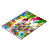 Abstrakte Schmetterlinge Notizblock (Linke Seite)