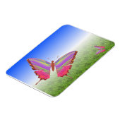 Abstrakte Schmetterlinge Premium Magnet (Linke Seite)