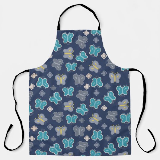 Abstrakte Schmetterlinge Schürze (Vorderseite)