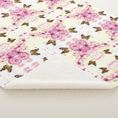 Abstrakte Schmetterlinge Sherpadecke (3/4)