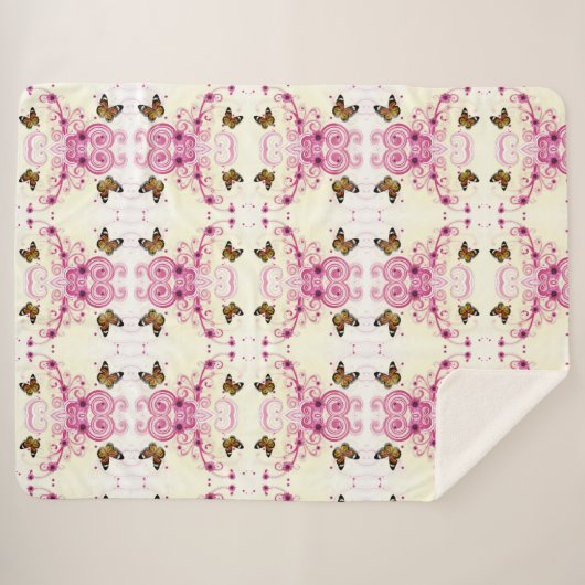 Abstrakte Schmetterlinge Sherpadecke (Vorderseite (Horizontal))