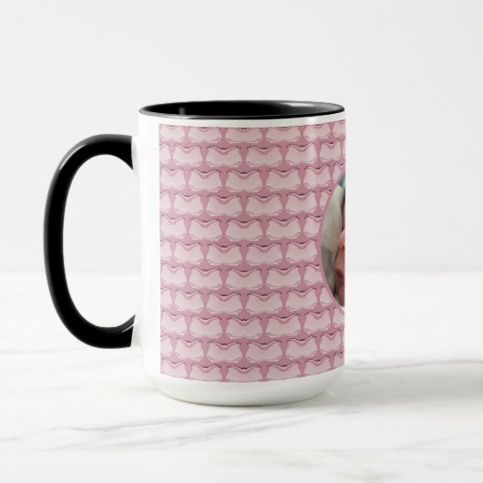 Abstrakte Schmetterlinge Tasse (Links)