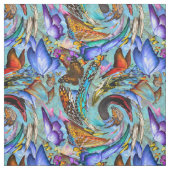 Abstrakte Schmetterlingsflüge wiederholen Stoff (Muster)