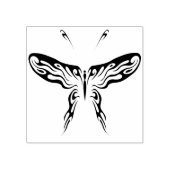 abstrakte Schmetterlingskunst Briefmarke Gummistempel (Prägung)