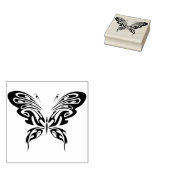 abstrakte Schmetterlingskunst Briefmarke Gummistempel (Stempel)