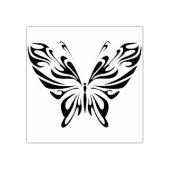 abstrakte Schmetterlingskunst Briefmarke Gummistempel (Prägung)