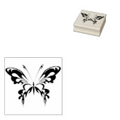 abstrakte Schmetterlingskunst Briefmarke Gummistempel (Stempel)