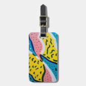 Abstrakte Schmetterlingskunst Gepäckanhänger (Vorderseite vertikal)