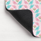 Abstrakte Schmetterlingskunst Mousepad (Ecke)