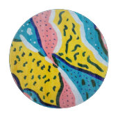 Abstrakte Schmetterlingskunst Schneidebrett (Vorderseite)