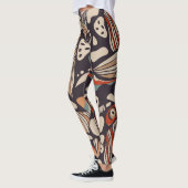 Abstrakte Schmetterlingssäulen, Bohordmuster Leggings (Links)