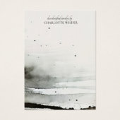 Abstrakte Schmuckkarten mit Aquarellfarbe (Vorderseite)