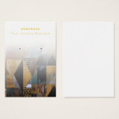 Abstrakte Schmuckkarten von Boho (Vorne & Hinten)