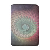 Abstrakte Schnecke Farben Modernes Fraktal Kunst,  Badematte (Vorderseite Vertikal)