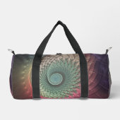 Abstrakte Schnecke Farben Modernes Fraktal Kunst,  Duffle Bag (Vorderseite)
