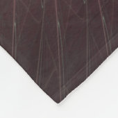 Abstrakte Schnecke Farben Modernes Fraktal Kunst, Fleecedecke (Ecke)