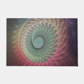 Abstrakte Schnecke Farben Modernes Fraktal Kunst,  Fußmatte (Vorderseite)