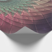 Abstrakte Schnecke Farben Modernes Fraktal Kunst, Geschenkpapier (Ecke)