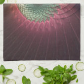 Abstrakte Schnecke Farben Modernes Fraktal Kunst,  Geschirrtuch (Gefaltet)