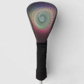 Abstrakte Schnecke Farben Modernes Fraktal Kunst, Golf Headcover (Vorderseite)